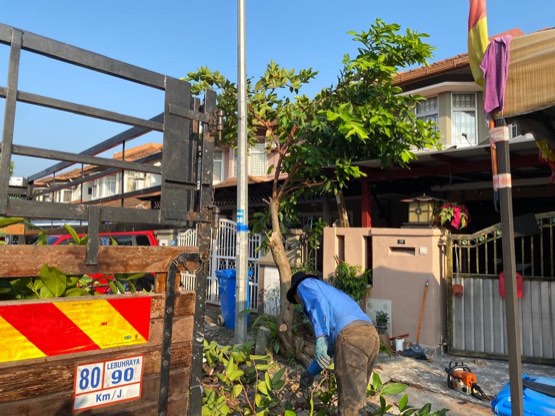 Projek tebang dan potong pokok Bomoh Pokok, gambar 62 daripada 94