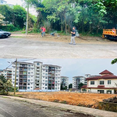 Projek tebang dan potong pokok Bomoh Pokok, gambar 86 daripada 94